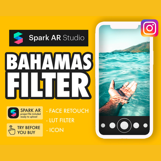 Spark AR Instagram Story Filter | Bahamas Filter |