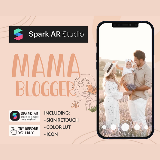 Spark AR Instagram Story Filter | Mum Blogger |