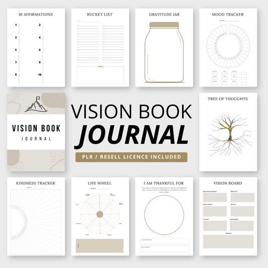 PLR Vision Book Journal